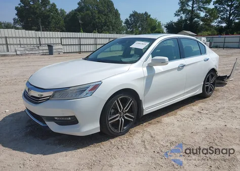 2017 Honda Accord Touring V6 из США, поврежденный, VIN 1HGCR3F93HA035701